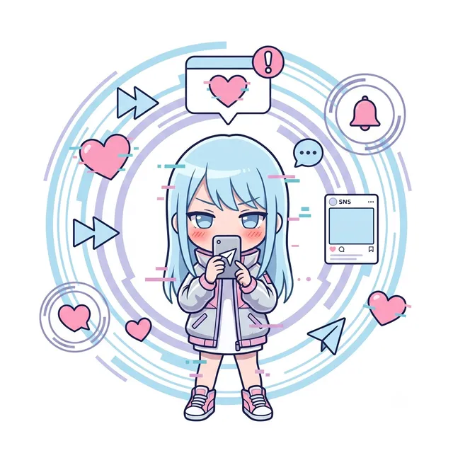 ツンデレ即レスアタッカータイプのキャラクター「ツンアタちゃん」