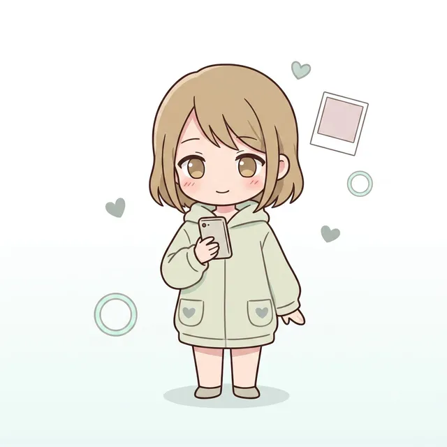 平和なマイペース返信タイプのキャラクター「マイペースちゃん」
